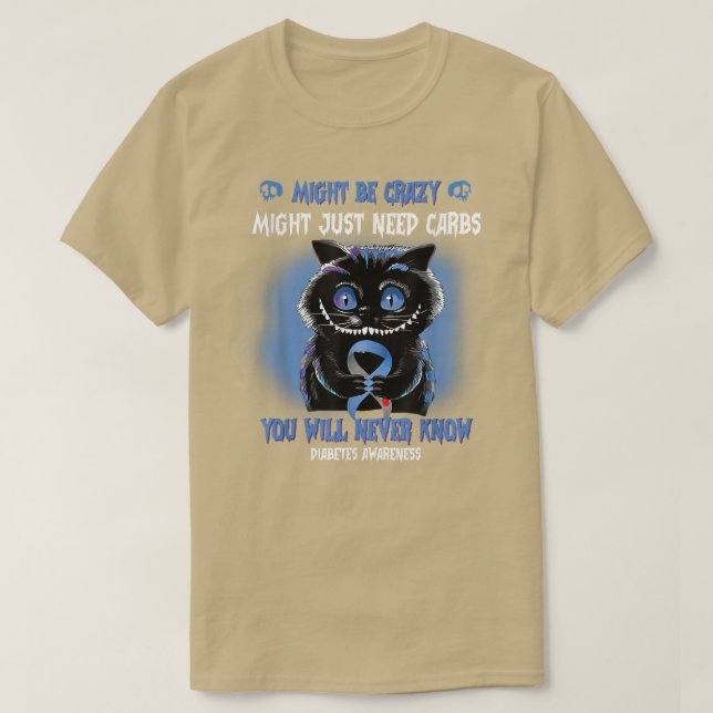 Camiseta Un gato espeluznante podría ser una locura la diab (Diseño del anverso)