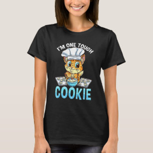 Camiseta Un Gato Galleta Duro Cocinero Pastelero Panadero P