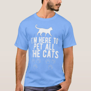 Camiseta Un gato gracioso me gusta Mascota a todos los gato