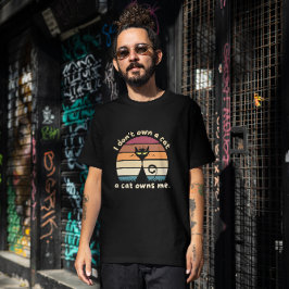 Camiseta Un gato gracioso me pertenece