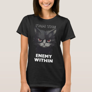 Camiseta Un gato gracioso que Trump bebe vota graciosamente