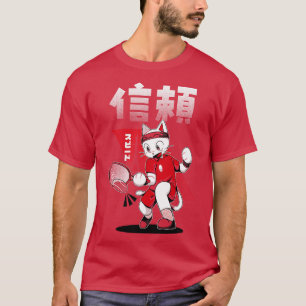 Camiseta Un gato jugando al tenis en París por Tobe Fonseca