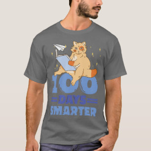 Camiseta Un gato lindo 100 días más inteligente