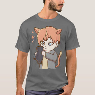 Camiseta Un gato lindo Anime Otaku Chica estética cultura j