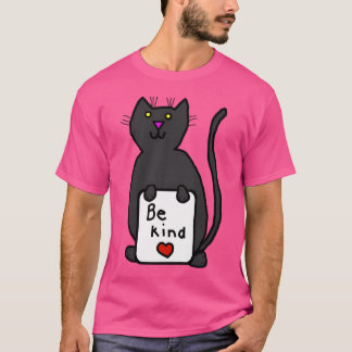 Camiseta Un gato lindo dice: Red a ser amable
