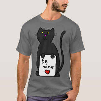 Camiseta Un gato lindo dice sé mío por Día de San Valentín