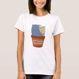 Camiseta Un gato lindo: Purrfect Together T-Shirt