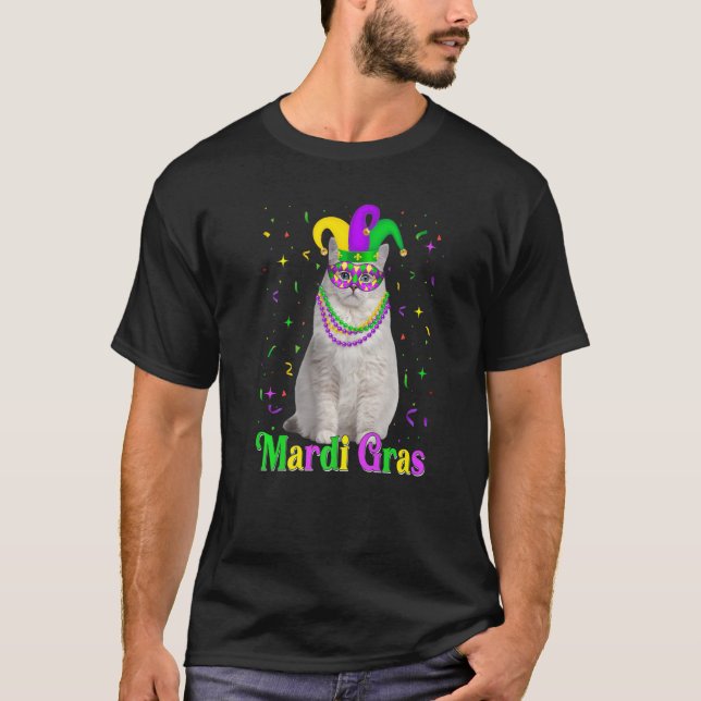 Camiseta Un gato lindo ragdoll con animales divertidos que  (Anverso)
