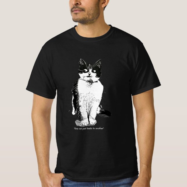 Camiseta Un gato lleva a otro (Anverso)