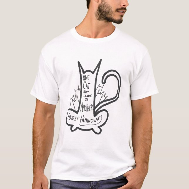 Camiseta Un gato lleva a otro (Anverso)