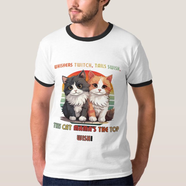 Camiseta "Un gato lleva a otro" (Anverso)