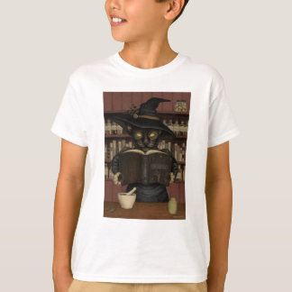 Camiseta Un gato malvado apotecario de Halloween es camiset