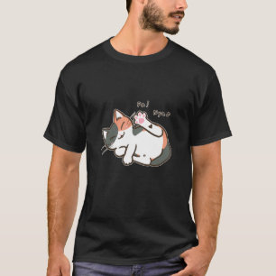 Camiseta Un gato mostrando las almohadillas de sus patas 1