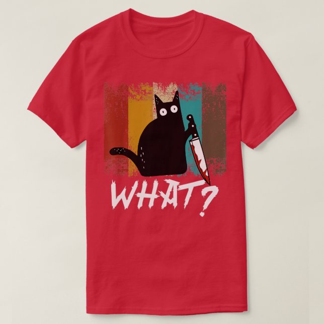 Camiseta Un gato negro gracioso es que para las mujeres los (Diseño del anverso)