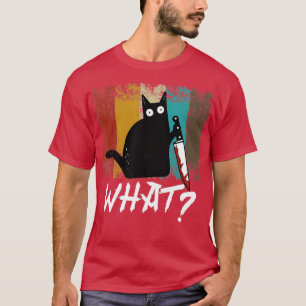 Camiseta Un gato negro gracioso es que para las mujeres los