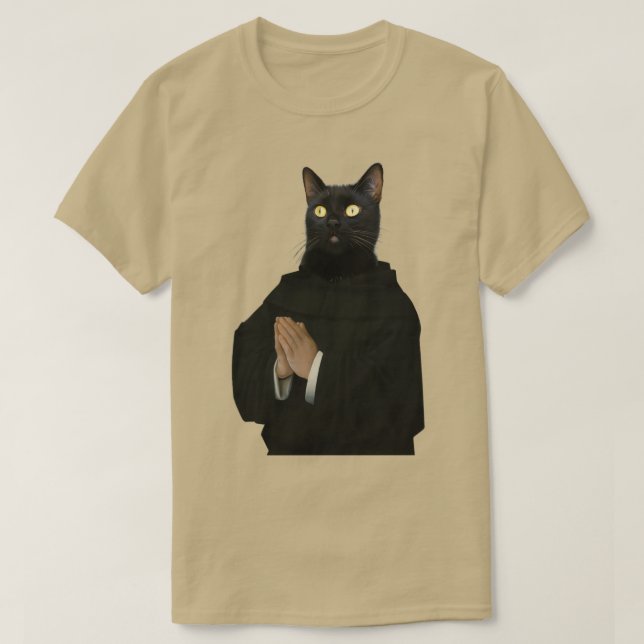 Camiseta Un gato negro lindo distingue a los Mascotas del p (Diseño del anverso)