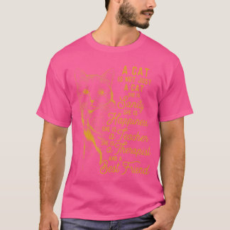 Camiseta Un Gato No Es Sólo Un Gato Que Pertenece A Un chic