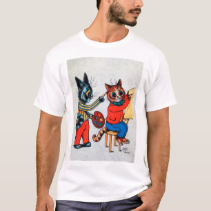 Camiseta Un gato pintor, Louis Wain