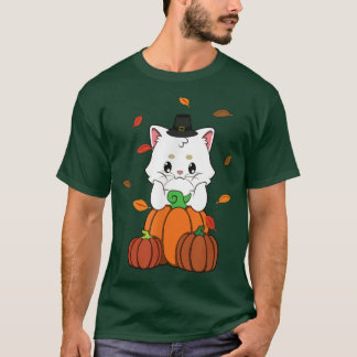 Camiseta Un Gato Que Cae Sale En El Otoño De 148