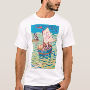 Camiseta Un gato solitario en el mar, Louis Wain