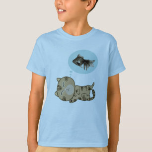 Camiseta Un gato soñador