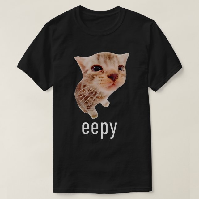 Camiseta Un gato suave y espeluznante de gatos meme gracios (Diseño del anverso)