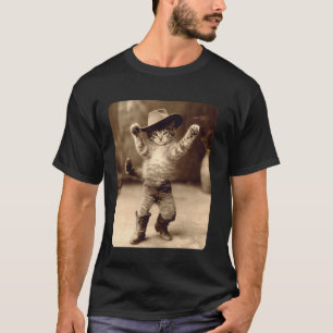 Camiseta Un gato vaquero