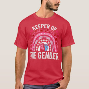 Camiseta Un Género Divertido Que Revela El Cuidador Del Leo