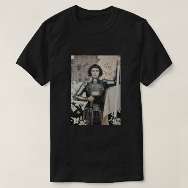 Camiseta Un grabado de Juana de Arco en 1903. (Diseño del anverso)