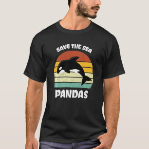 Camiseta Un gracioso asesino ballena orca delfín salva el m