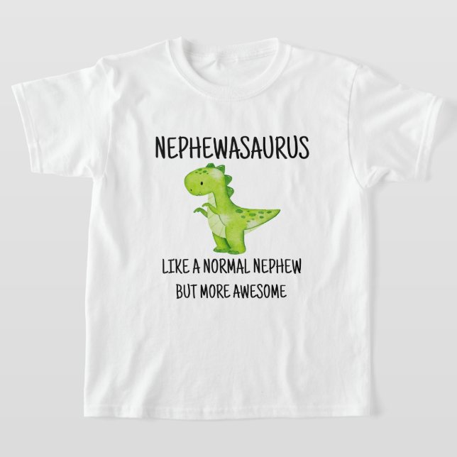 Camiseta Un gracioso sobrino de dinosaurio, regalo (Distribución)