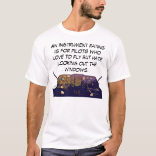 Camiseta Un grado del instrumento está para los pilotos qu