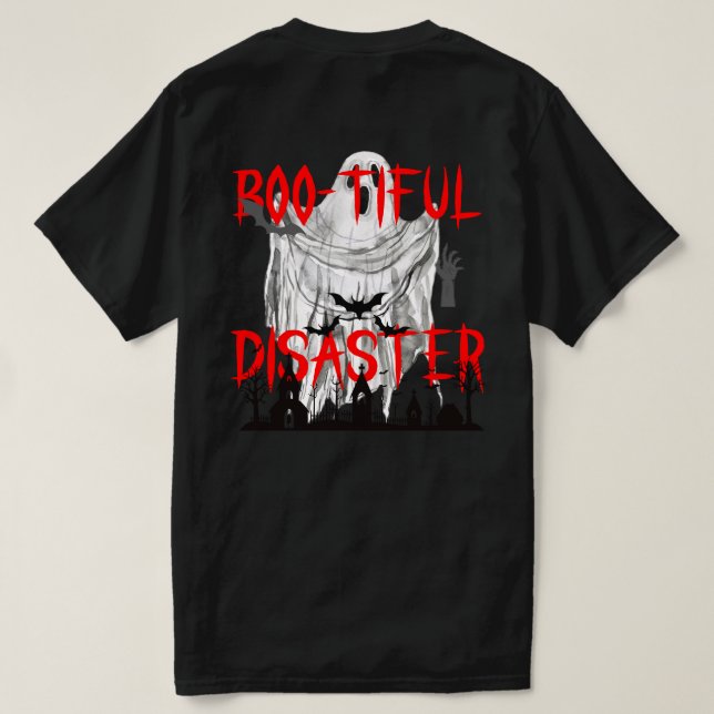 Camiseta Un gran desastre (Reverso del diseño)