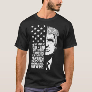 Camiseta Un Gran Padre Divertido De Donald Trump