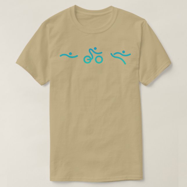 Camiseta Un gran regalo de Triatlón para tu amigo o familia (Diseño del anverso)