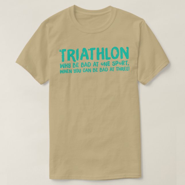 Camiseta Un gran regalo de Triatlón para tu amigo o familia (Diseño del anverso)