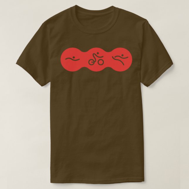 Camiseta Un gran regalo de Triatlón para tu amigo o familia (Diseño del anverso)