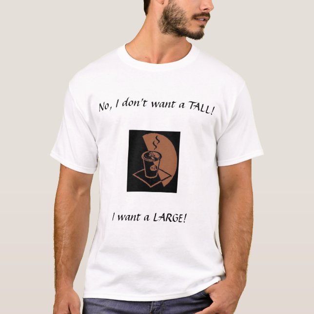 Camiseta Un grande, no un alto (Anverso)