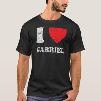 Camiseta Un Grunge Molesto Estilo Que Amo Gabriel