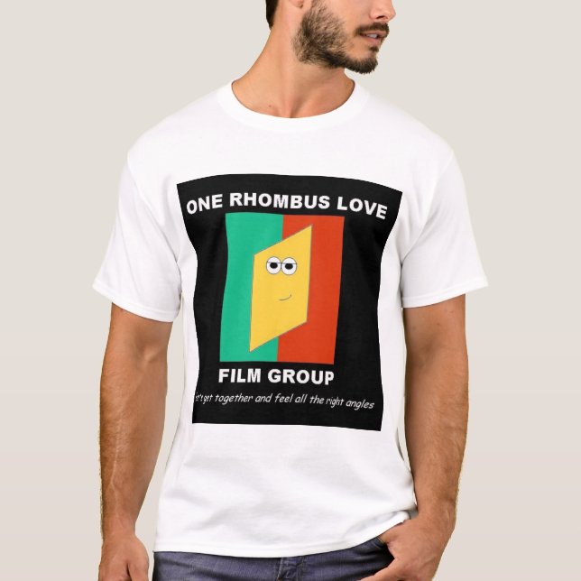 Camiseta Un grupo de la película del amor del Rhombus (Anverso)