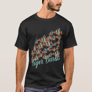 Camiseta Un grupo de peces barbados tigre nadando