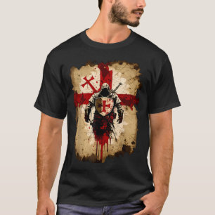 Camiseta Un Guerrero De Cristo Caballeros Templarios Distre