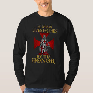 Camiseta Un Guerrero De Cristo Cruzado Caballeros Templario
