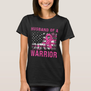 Camiseta Un Guerrero Marido Conciencia Del Cáncer De Mama