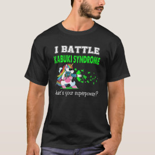 Camiseta Un guerrero unicornio contra el síndrome de Kabuki