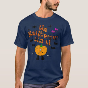 Camiseta Un Halloween Sin Ti Pumpkin One Eye Head Bunny Hal