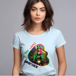 Camiseta Un hermano afortunado - Fiesta de danza brillante