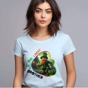 Camiseta Un hermano afortunado - La olla de diversión de Le