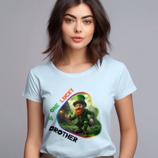 Camiseta Un hermano afortunado - La olla de diversión de Le (Subido por el creador)