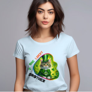 Camiseta Un hermano afortunado - Resplandor de poesía irlan